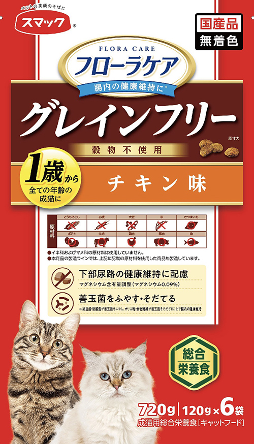 スマック フローラケア CAT フィッシュ味(450g*4袋入*3セット)